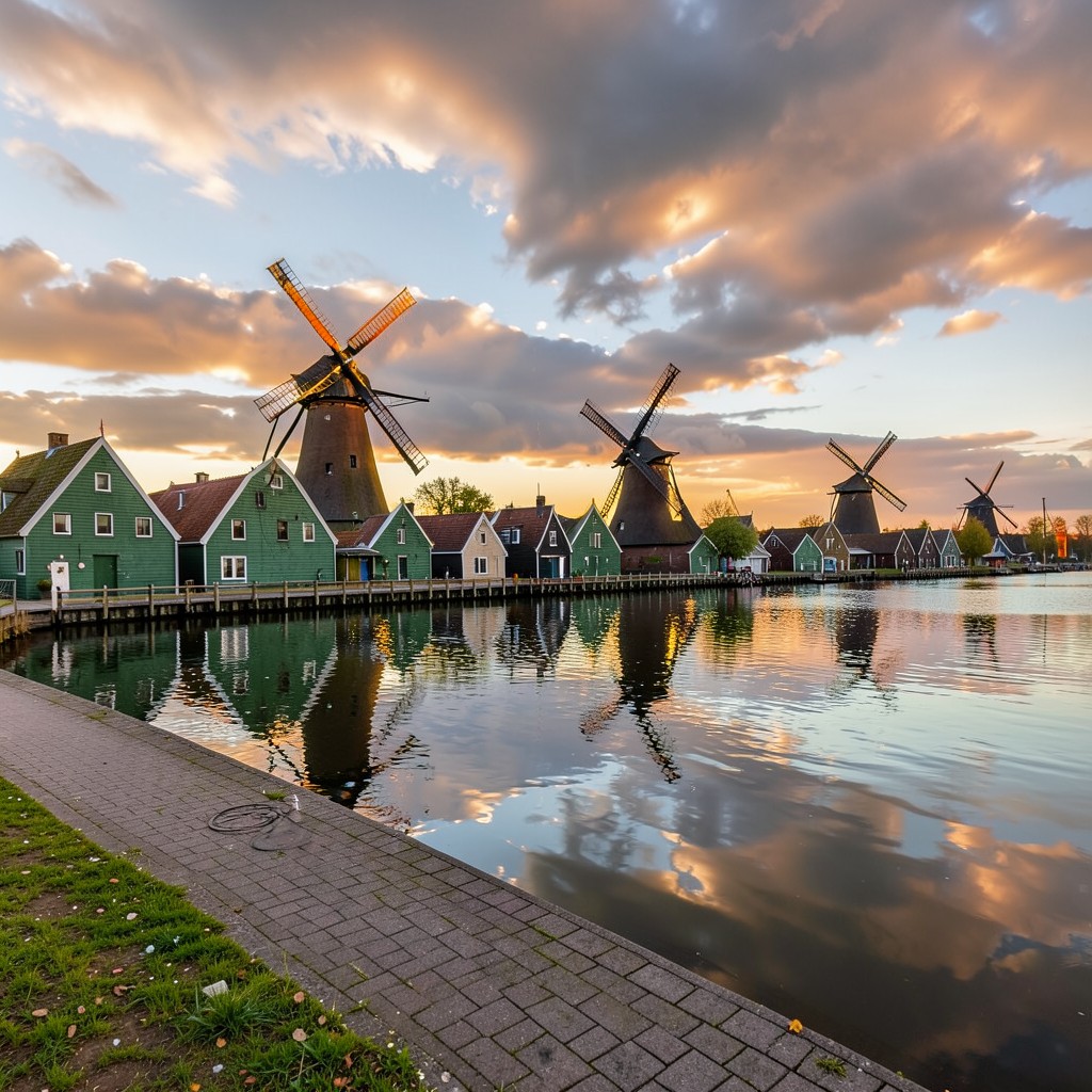 Amsterdam Windmill Loop eBike Route