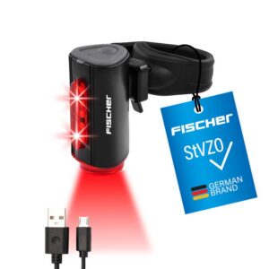 Smart Brake-Sensing Taillight — USB Rechargeable IPX6